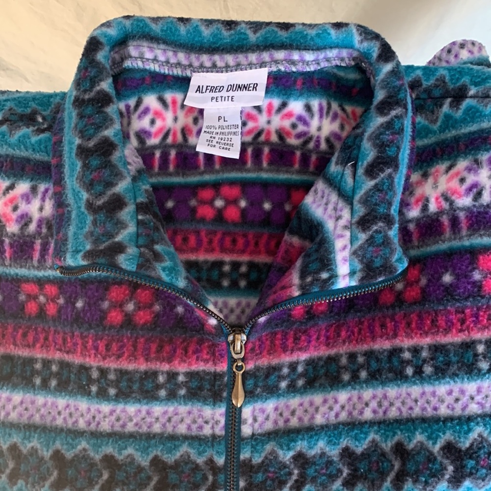 *SOLD* Vintage Alfred Dunner Fleece Zip Jacket - Women's Listing